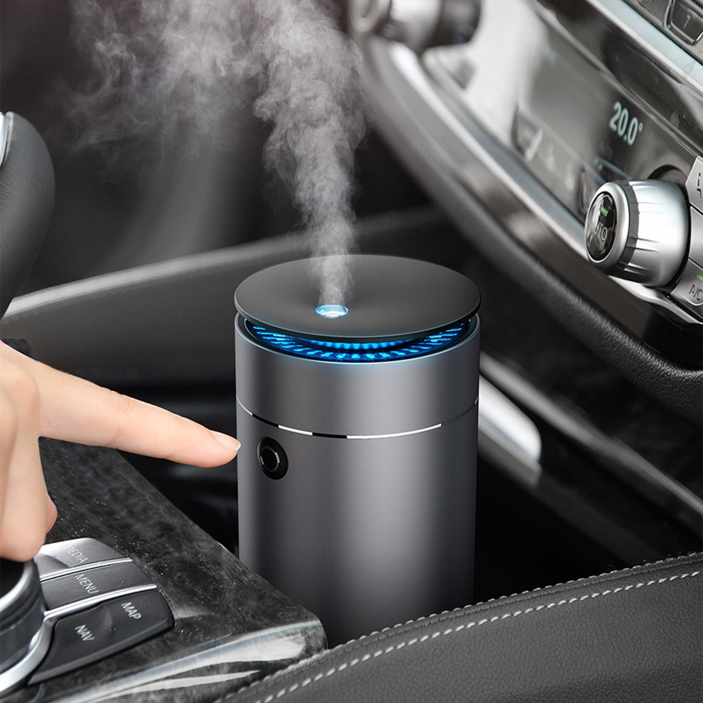 Portable Car Air Purifier Aroma Humidifier